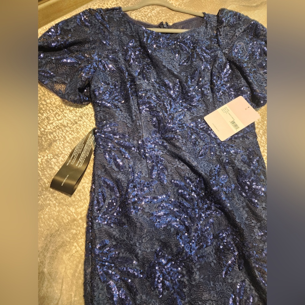 JS Collection ADEL TEA LENGTH DRESS - Picture 6 of 8